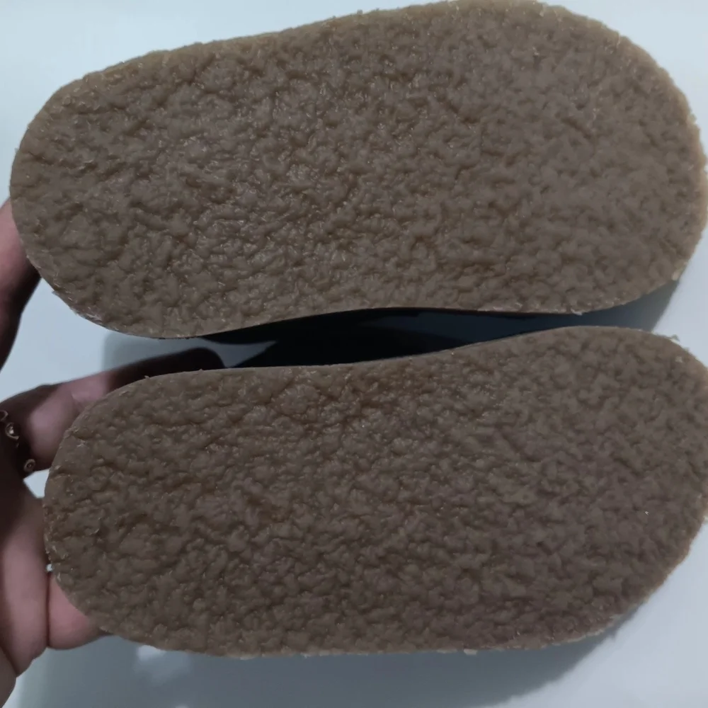 Kids Black Suede Shoes
